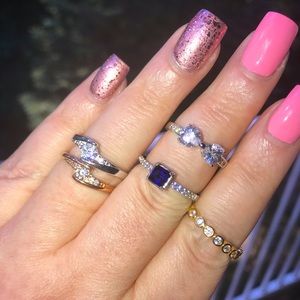Fashion Rings LOT of 9- SZ9